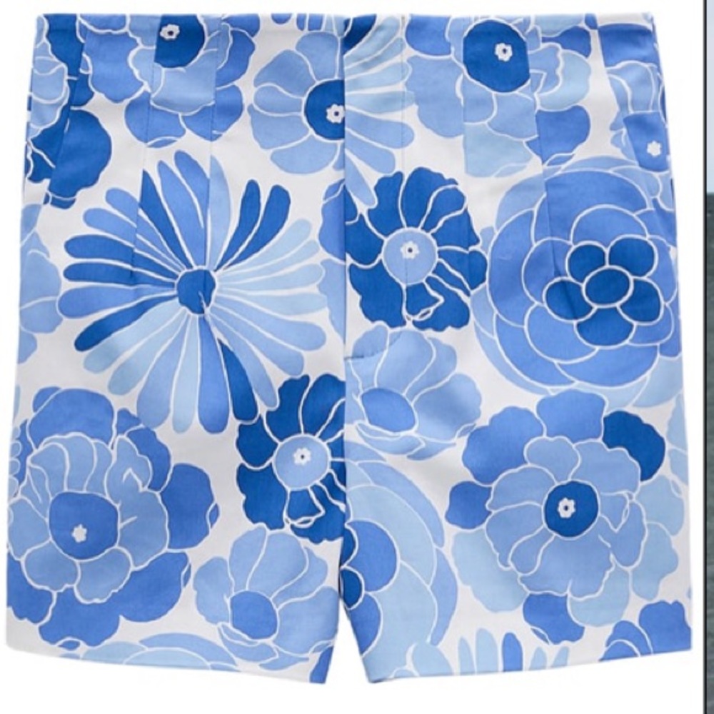 ZARA floral print shorts.